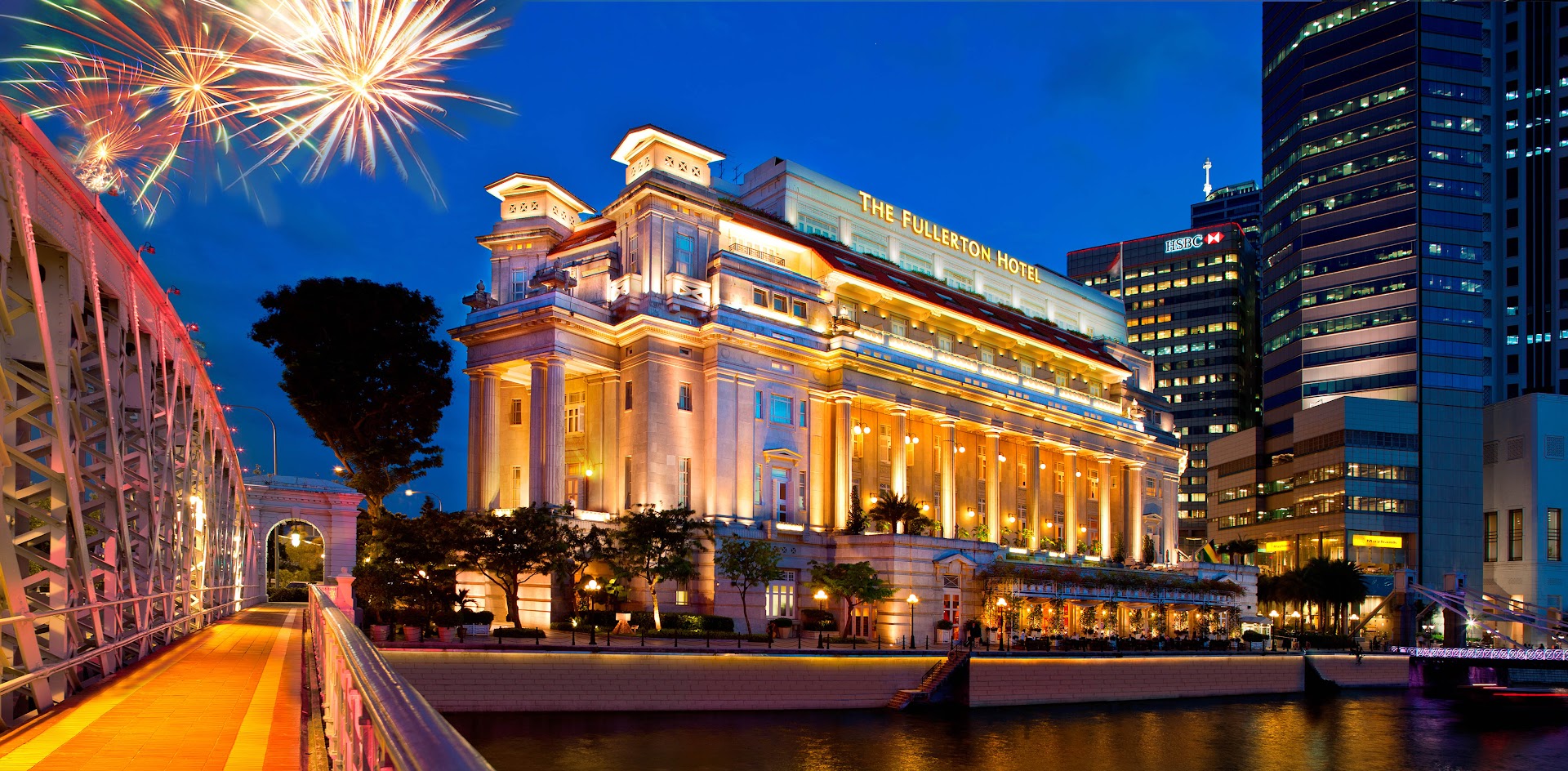The Fullerton Singapore: a vista do rio à noite vale cada centavo da diária?